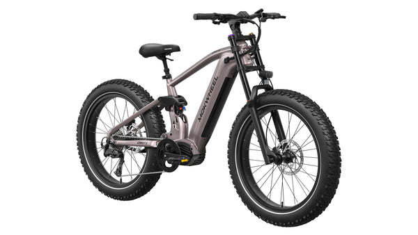 Brown Gray Onyx | Best 1000w Mid-Drive Fat Tire Ebike