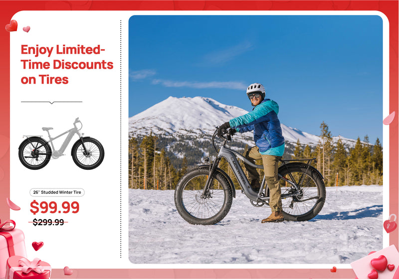 Deal 2:Studded Winter Tires Valentine's Day Sale