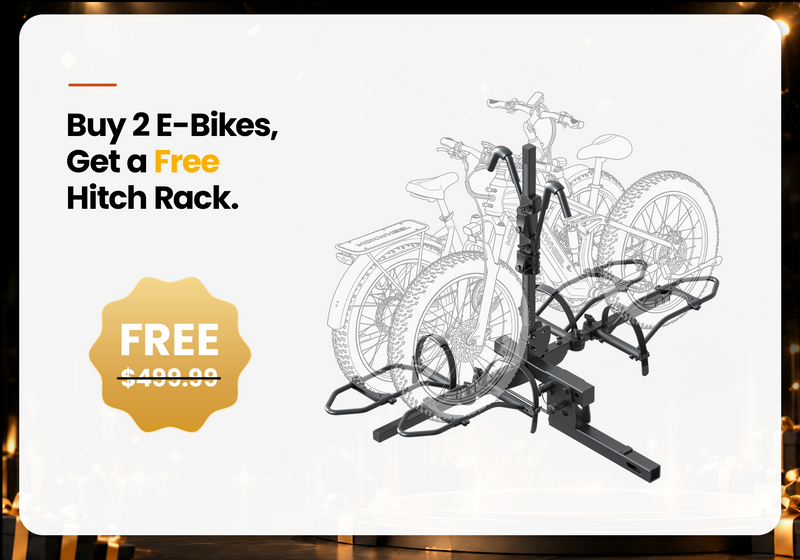 Deal 2: Buy two bikes, haul them both. Hitch rack included.
