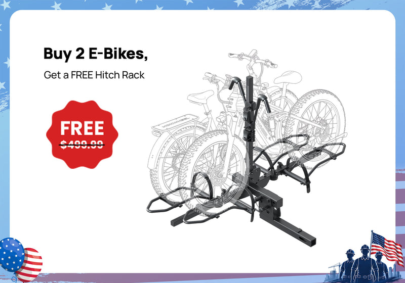 Deal 3: Buy two bikes, haul them both. Hitch rack included.