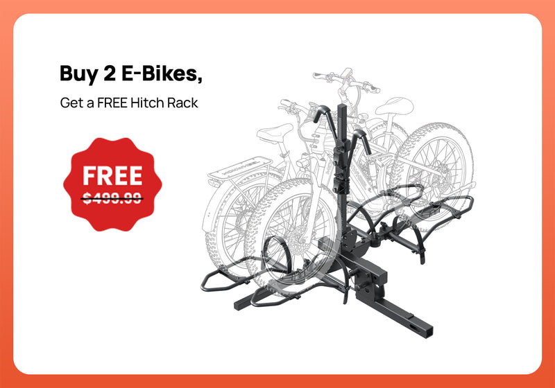 Deal 5: Buy two bikes, haul them both. Hitch rack included.