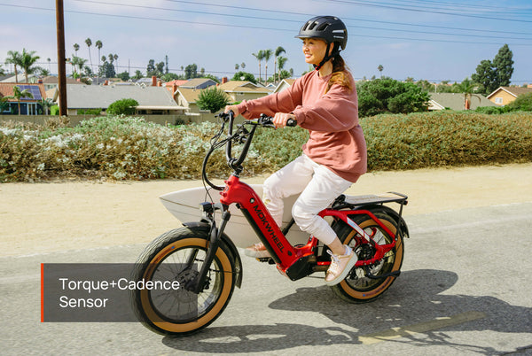 Mokwheel 20-inch ebike with integrated torque and cadence sensors for smooth, responsive power delivery