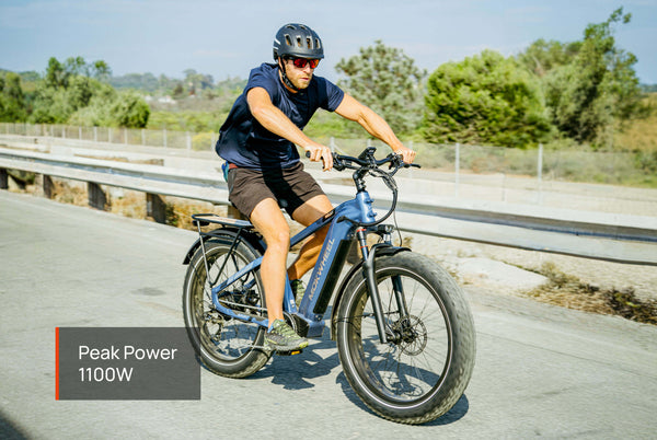 1100w Fat Tire Electric Bikes - Mokwheel Basalt Ebikes