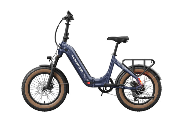 Denim Slate| Lightweight Folding Fat Tire Electric Bike For Adults