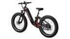 Black and Red Obsidian ST | Full Suspension Step Through Ebike | Mokwheel