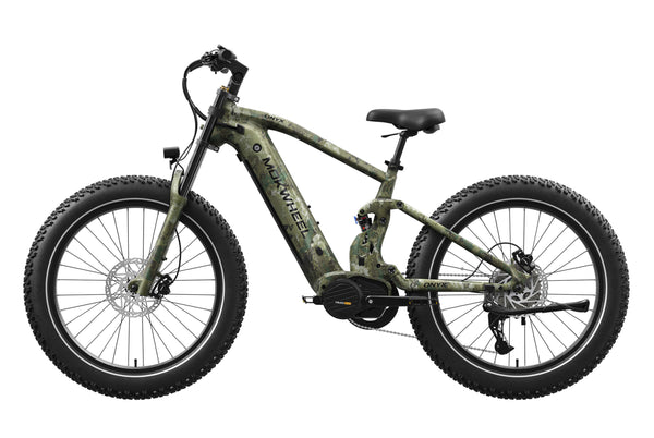 Jungle Camo Onyx | Best 1000w Mid-Drive Fat Tire Ebike