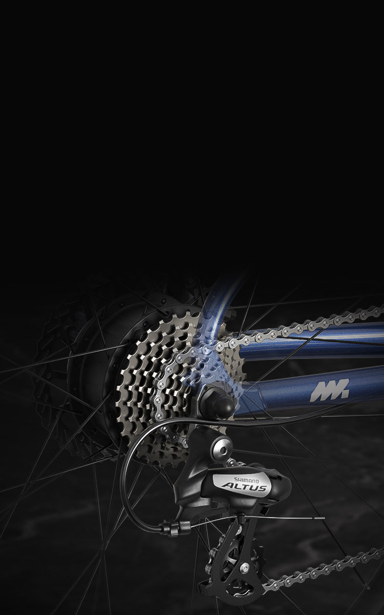 Flint lightweight chain-drive e-bike with Shimano 8-speed system for high-frequency commuting