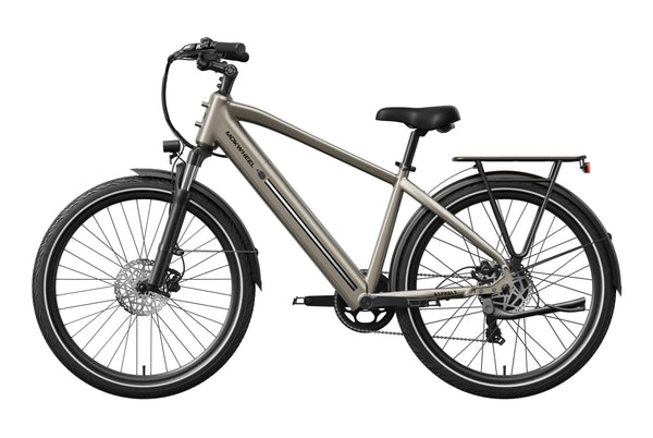 Khaki Asphalt | Men's Beach Cruiser Electric Bike | Cruiser Ebike