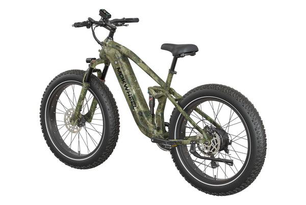 Jungle Camo Obsidian 2.0 | Men’s Off-Road Electric Mountain Bike | Mokwheel