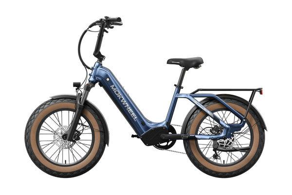 Dark Blue Scoria| Best 20 Inch Electric Bike For All Heights| Mokwheel