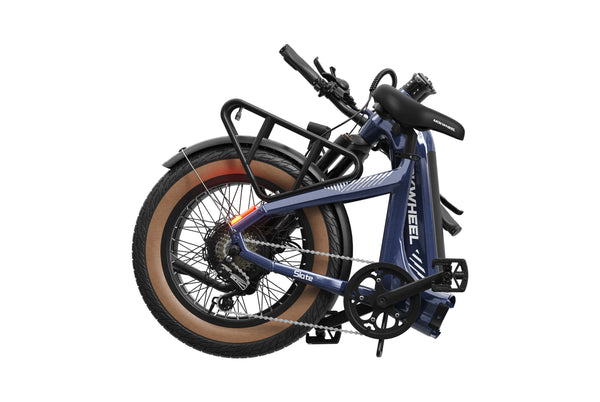 Denim Slate| Lightweight Folding Fat Tire Electric Bike For Adults