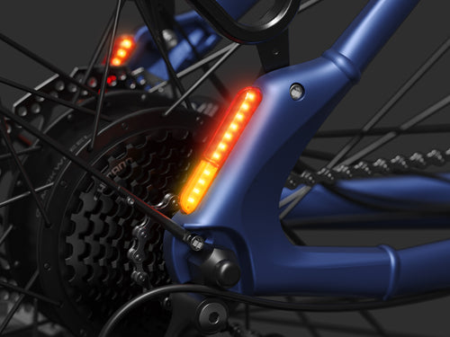 Integrated Turn Signal Taillight - Seamless Visibility for Safer Urban Riding | Mokwheel E-Bike