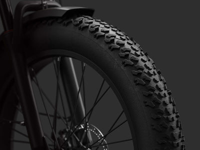 Mokwheel ebike with fat tires for superior grip and enhanced comfort on varied terrains