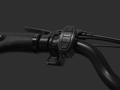 VS twist throttle: Mokwheel's thumb control offers more refined power delivery for women