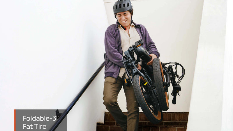 Fat tire foldable small-sized EBIKE
