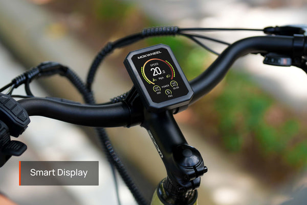 Mokwheel night-riding mode with illuminated display for safe nighttime commuting