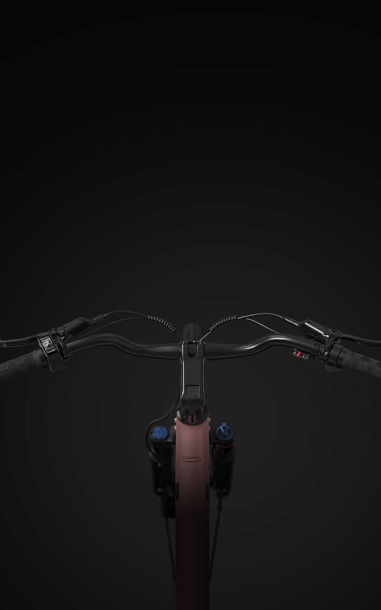 Flint ST Pro ultra-light step-through e-bike with curved bars and adjustable stem for city comfort