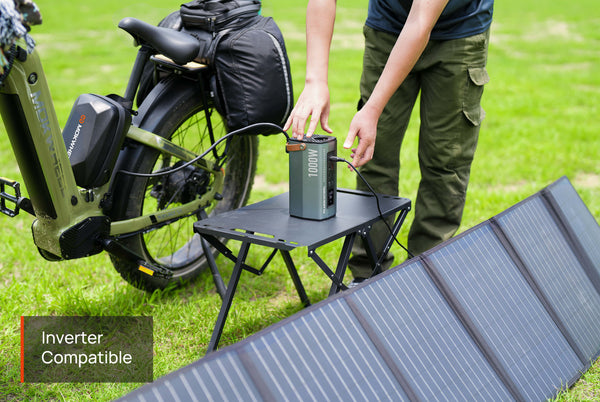 Connect the inverter to the electric bike for charging - Mokwheel Basalt ST 2.0 Ebike