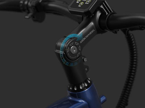 Mokwheel adults electric bike with adjustable riding position for optimal comfort