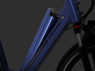 Mokwheel ebike with removable battery for convenient charging and extended rides