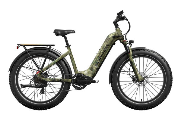 Basalt ST 2.0 – Jungle Camo Step-Through Hunting E-Bike